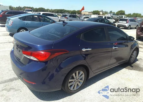 2014 Hyundai Elantra Se из США, поврежденный, VIN 5NPDH4AEXEH476357